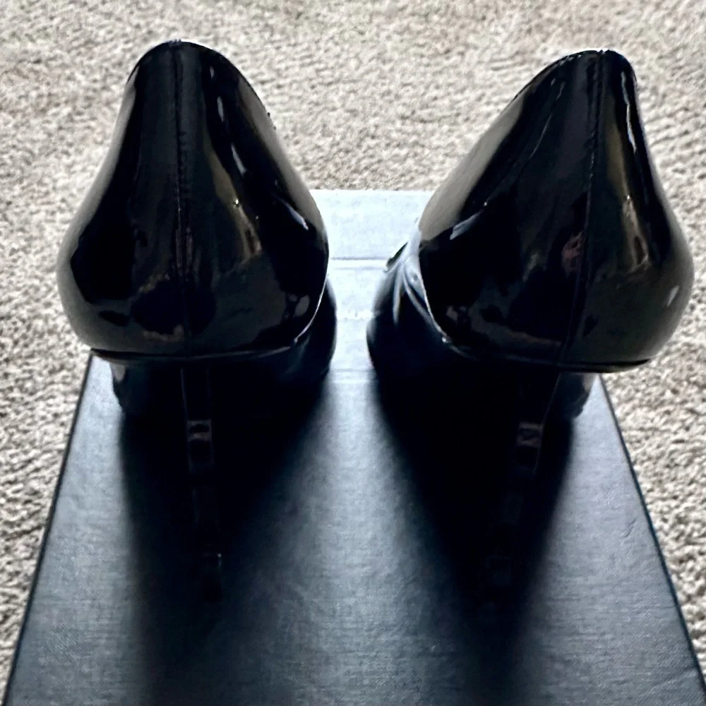 BNIB Authentic Saint Laurent YSL Opyum 110 Patent Leather Pumps Nero Black 41 - Picture 5 of 14